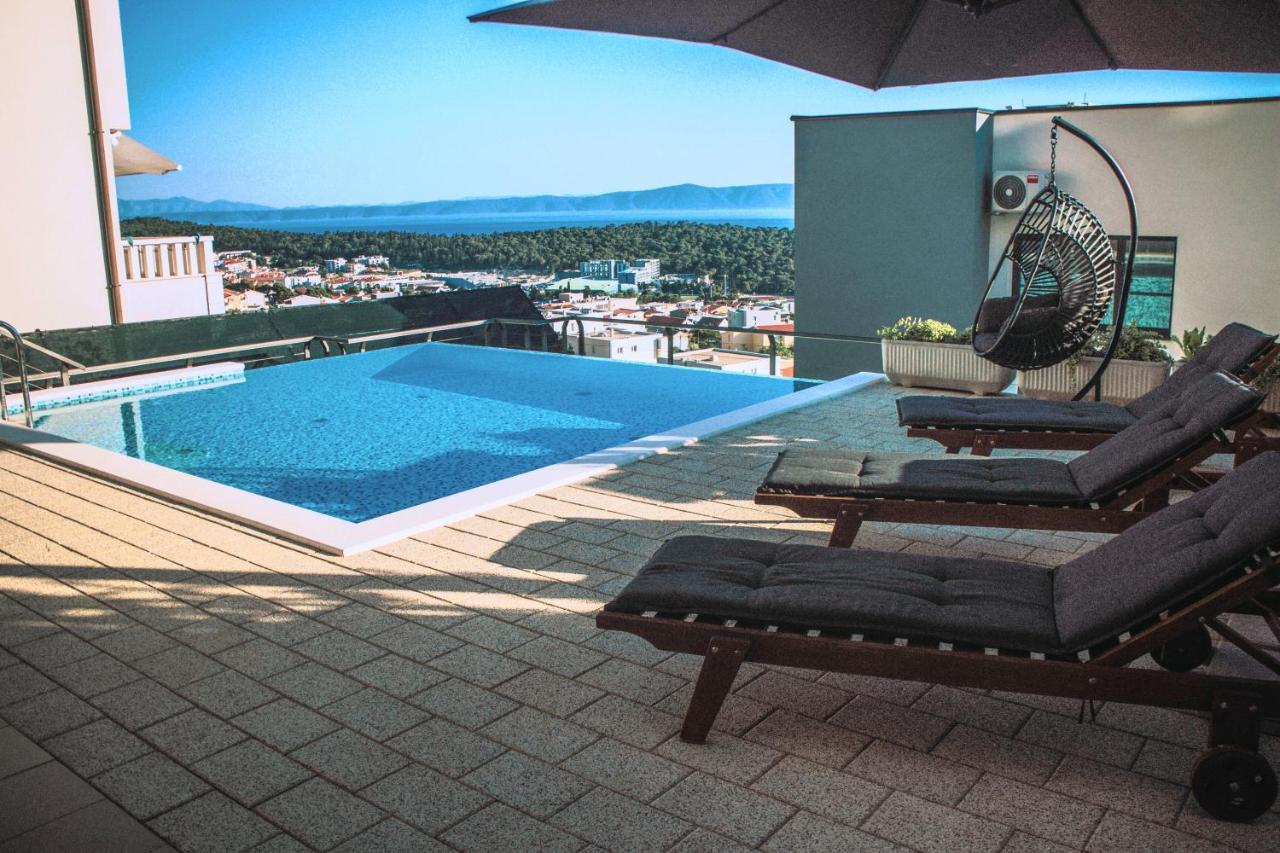 Apartment With Private Pool "Patricia" Makarska Kültér fotó